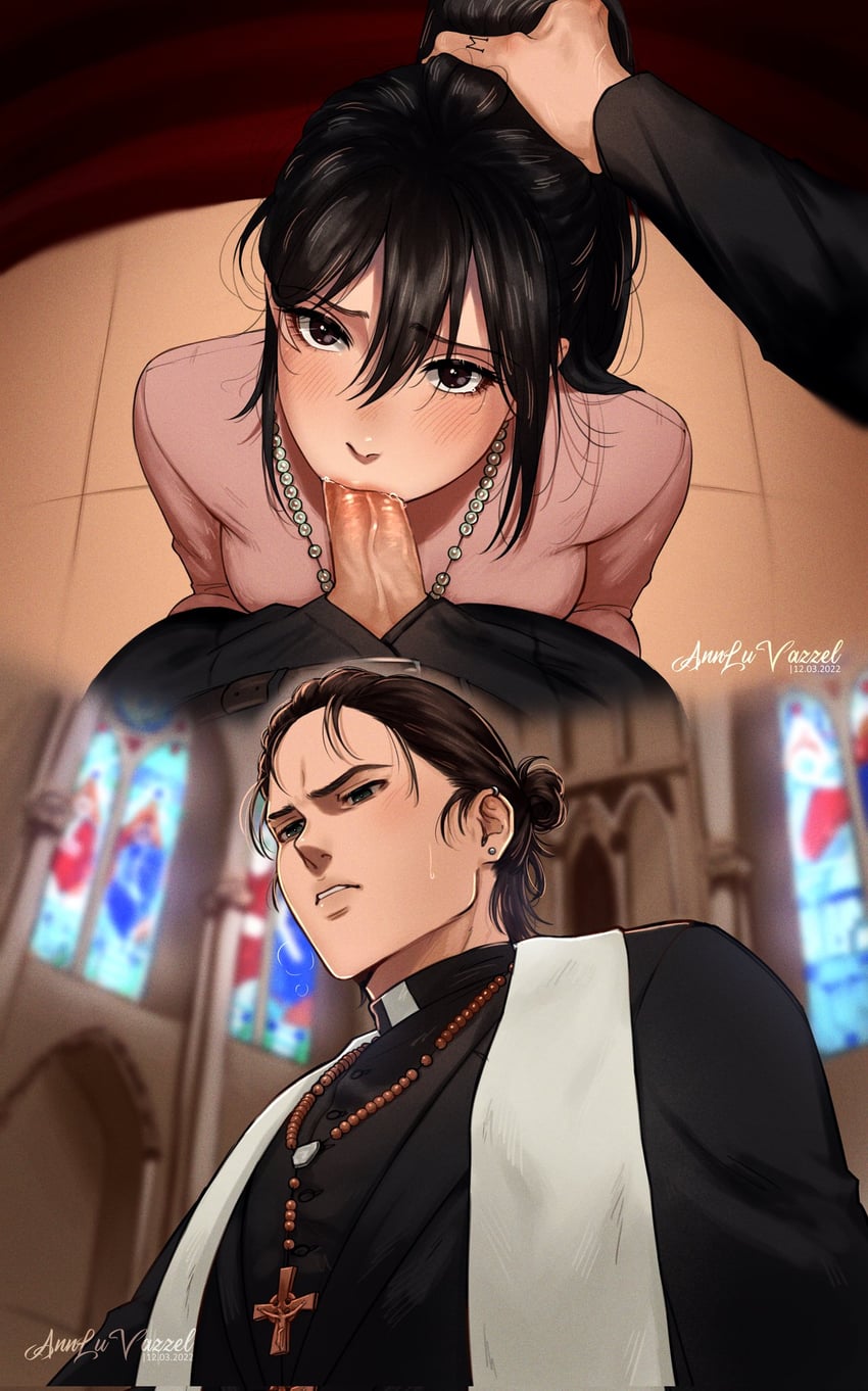 Mikasa Ackerman nude hentai artwork