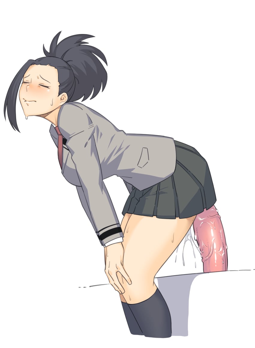 Momo Yaoyorozu ecchi fan art uncensored
