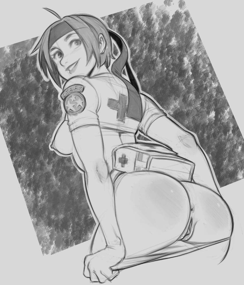 Rebecca Chambers hentai fan art uncensored