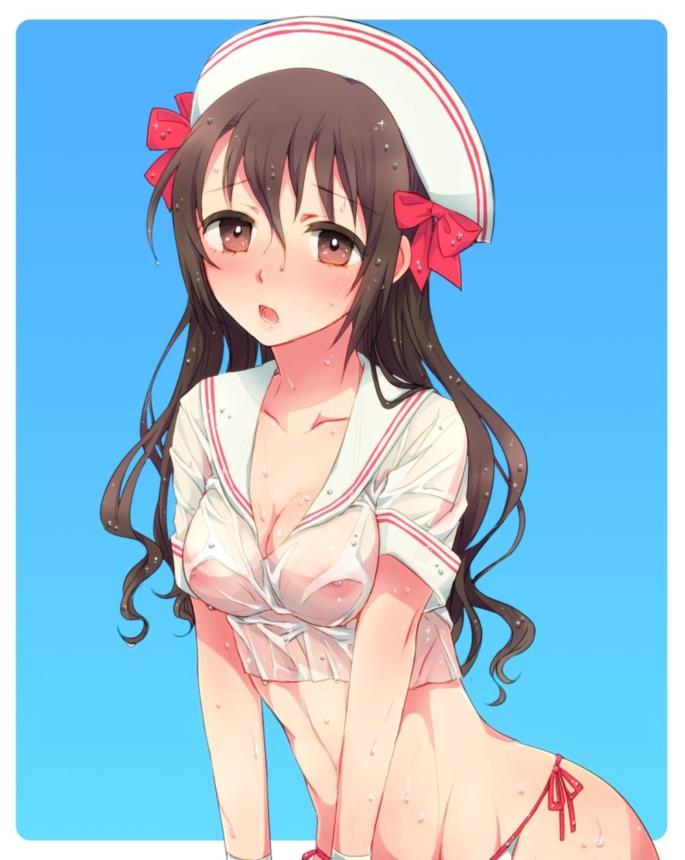 Wet Clothing Hentai - Image 1