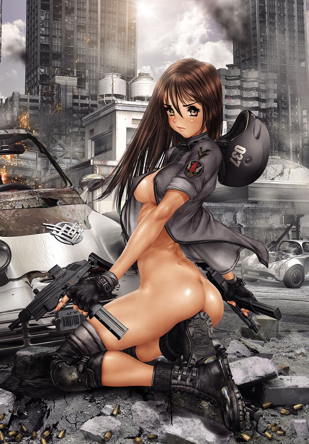 girls with guns Hentai - Image 15