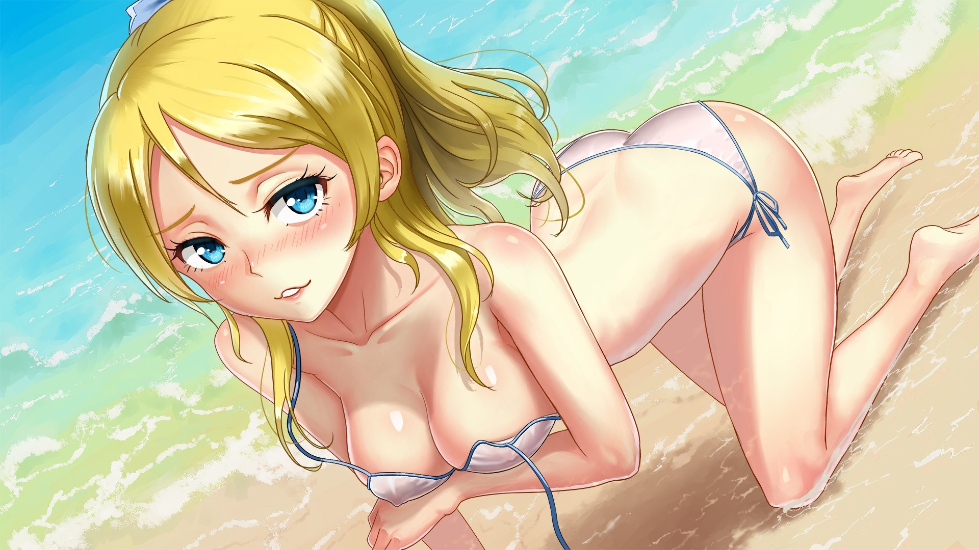 Ayase Eri Love Live hentai art (image 1)