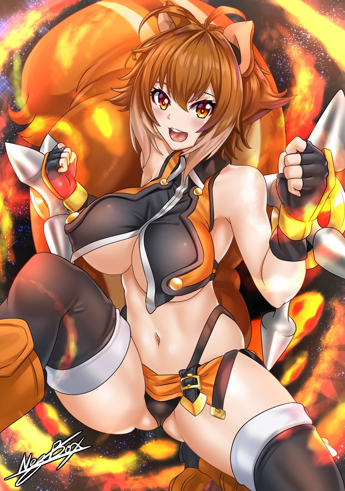 Makoto Nanaya from Blazblue hentai art (image 24)
