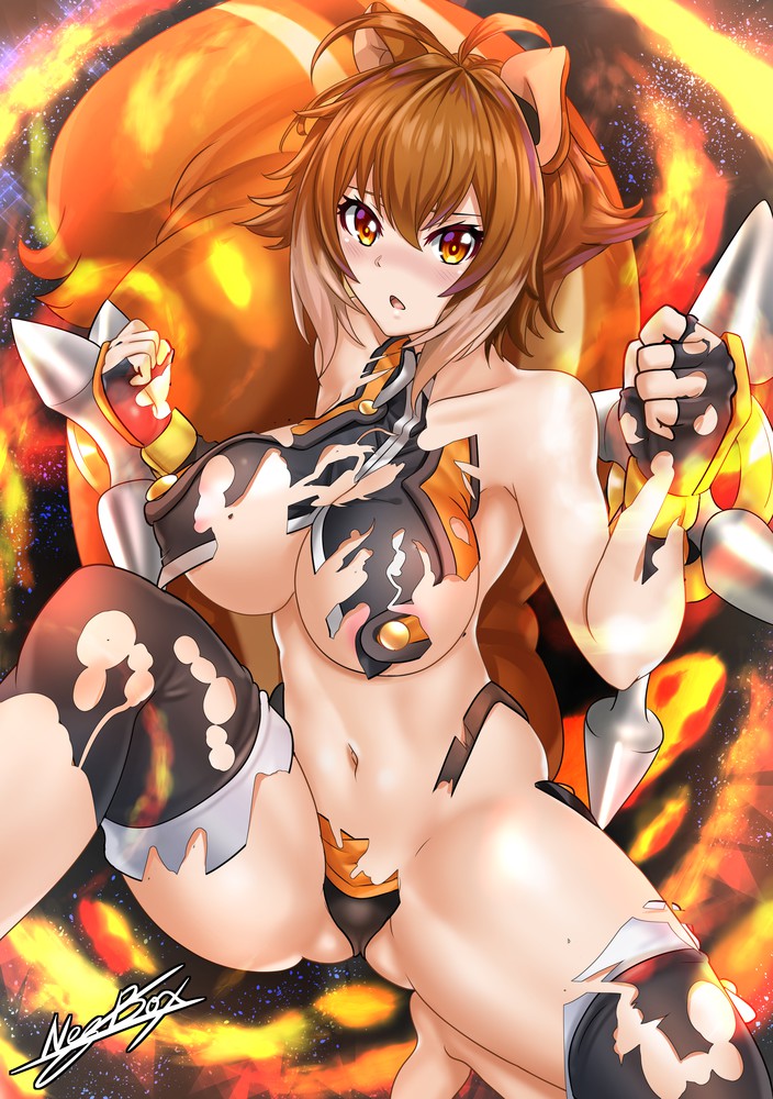 Makoto Nanaya from Blazblue hentai art (image 25)