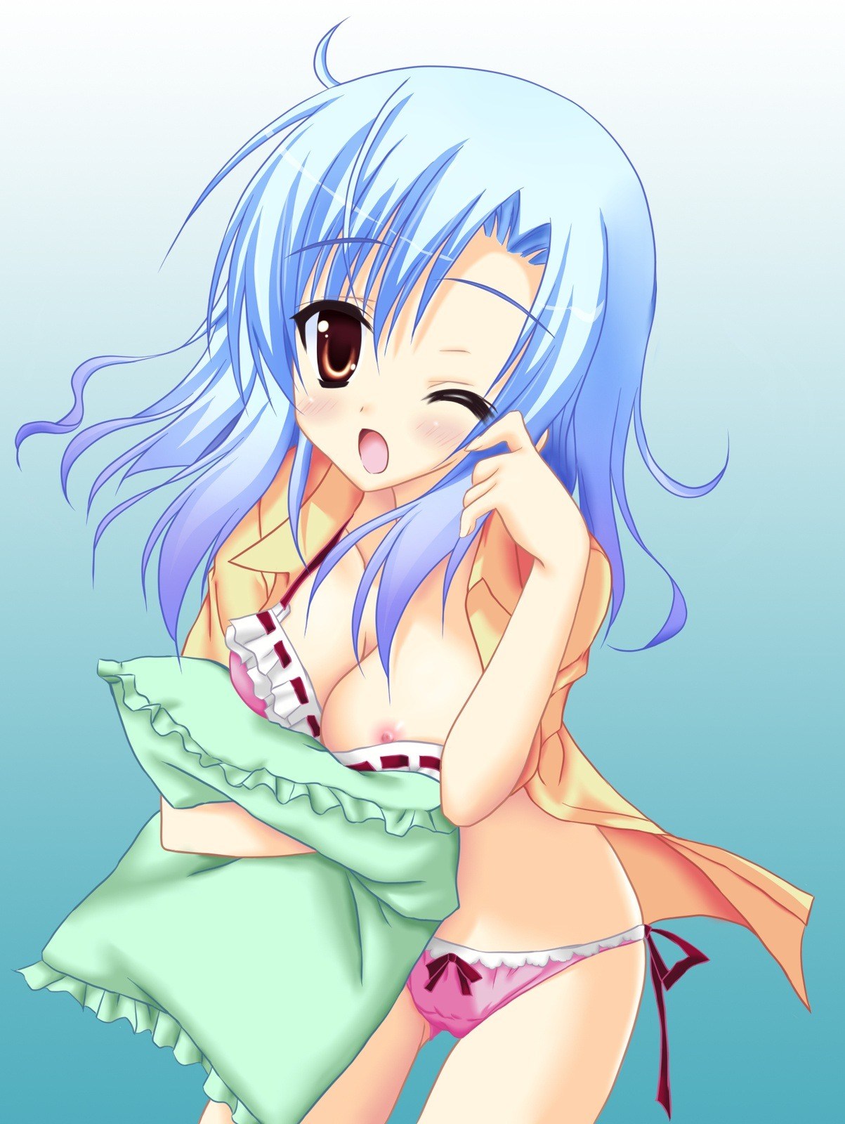 Blue Hair hentai art (image 27)