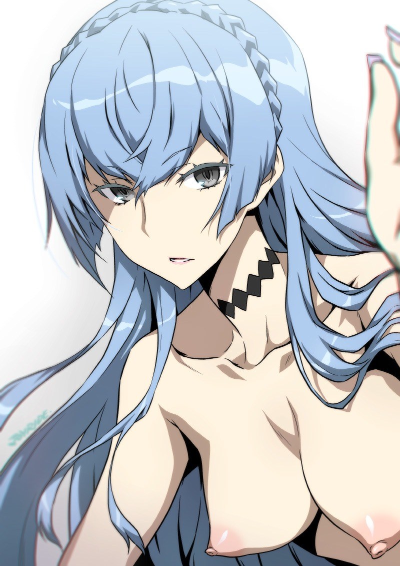 Blue Hair hentai art (image 37)