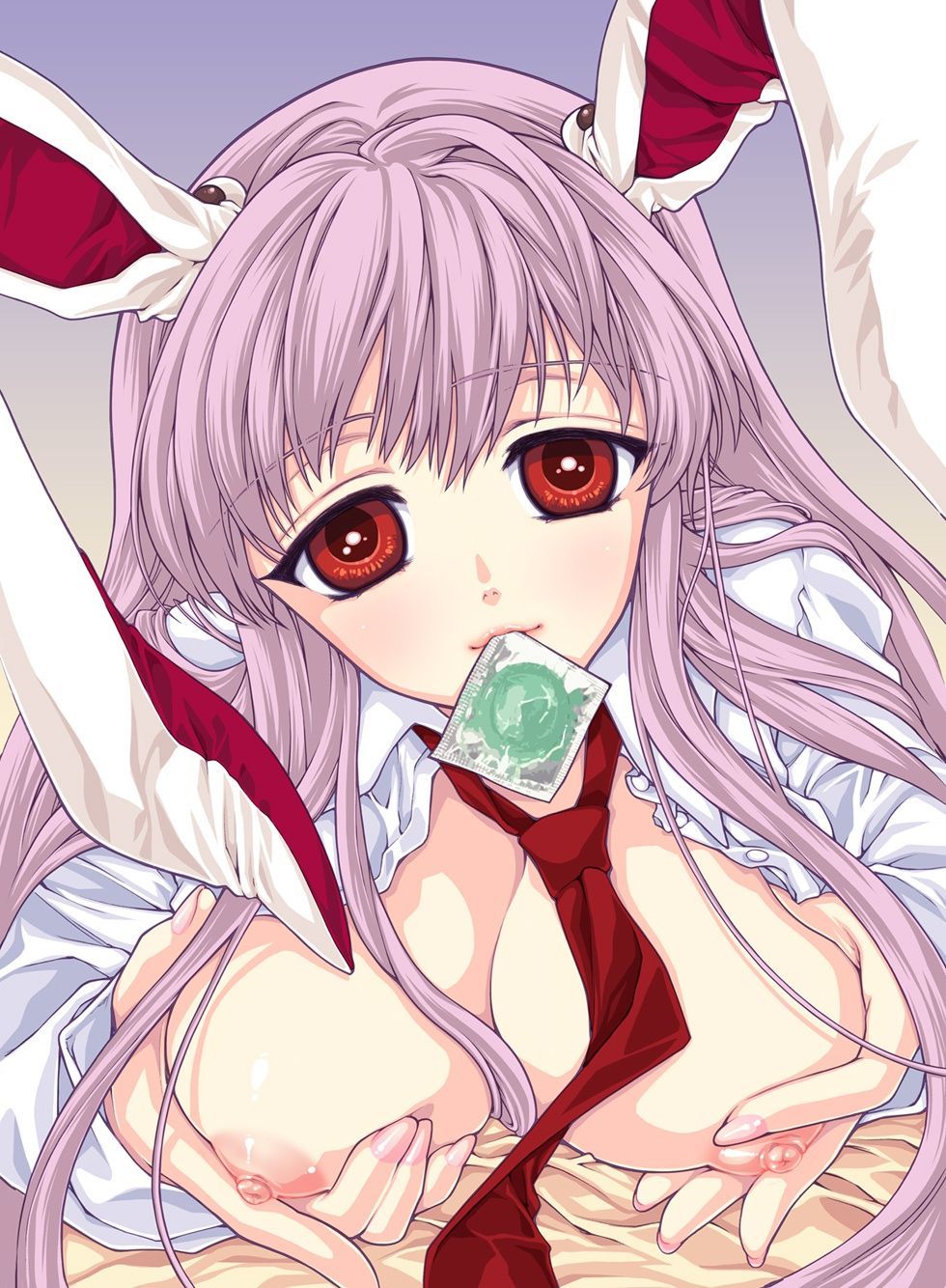 Condom Biting hentai art (image 2 of 50)