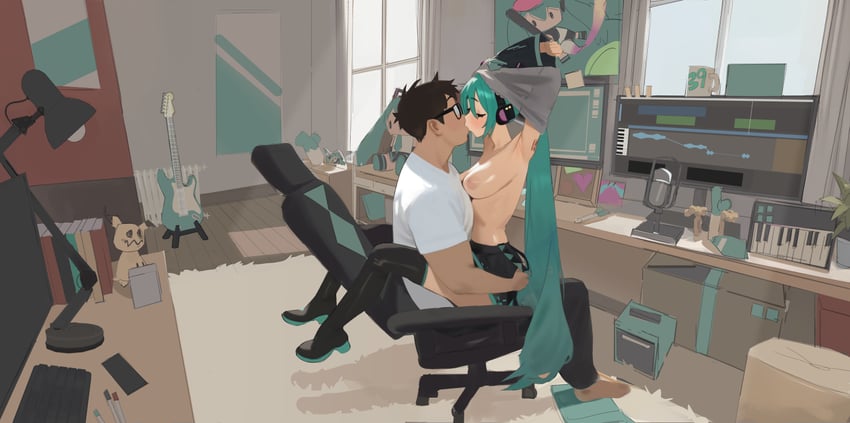 Hatsune Miku hentai art (image 13)