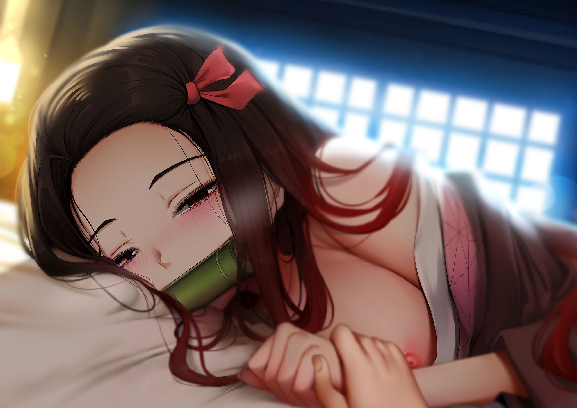 Nezuko Kamado hentai art (image 47 of 101)