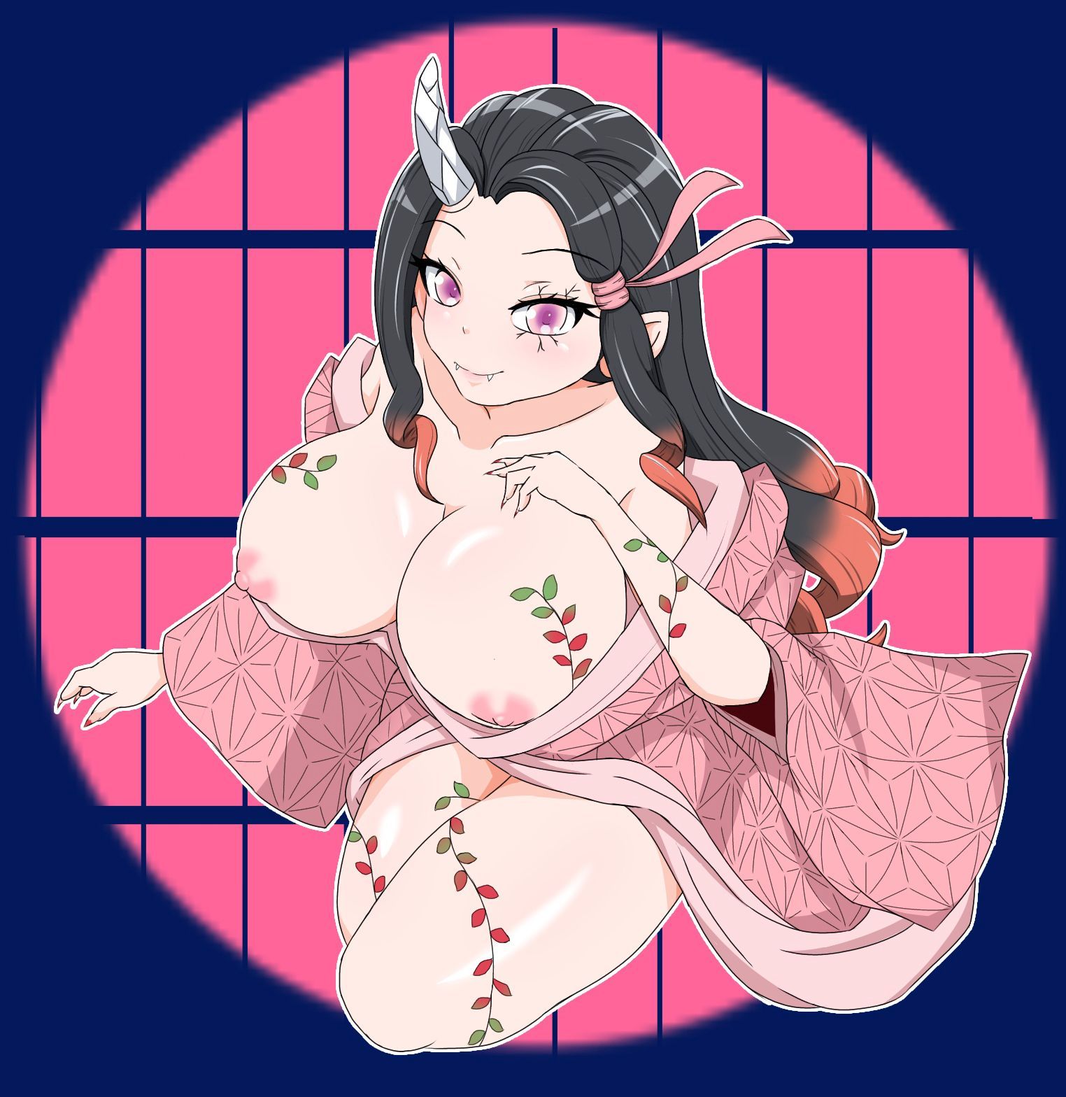 Nezuko Kamado hentai art (image 49 of 101)