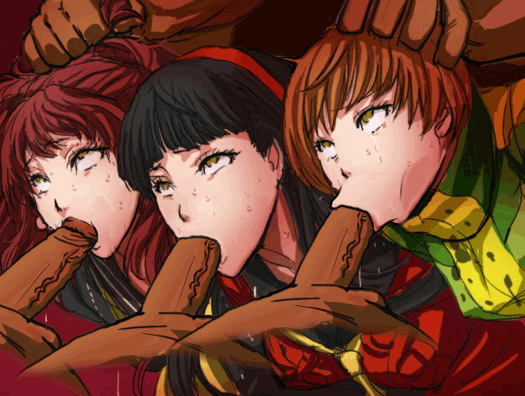 Chie i Yukkiko from Persona 4 hentai art (image 40 of 41)