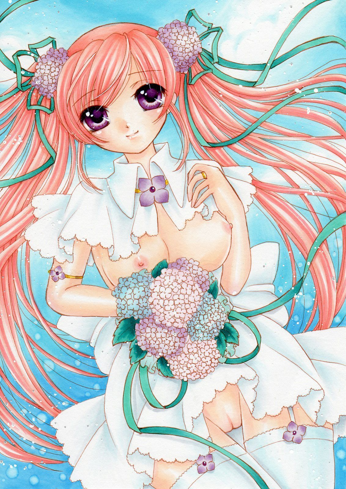 Pink Hair hentai art (image 49)