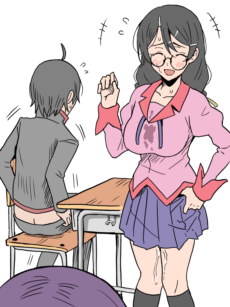 Senjougahara hentai art (image 7)