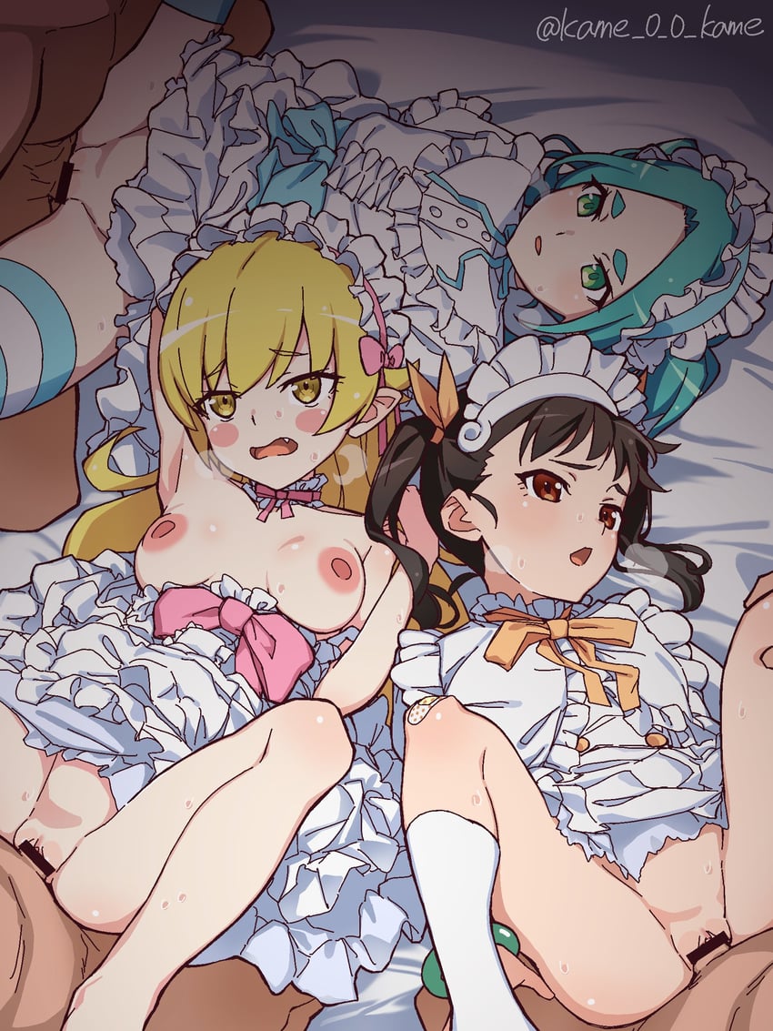 Shinobu Oshino hentai art (image 5)