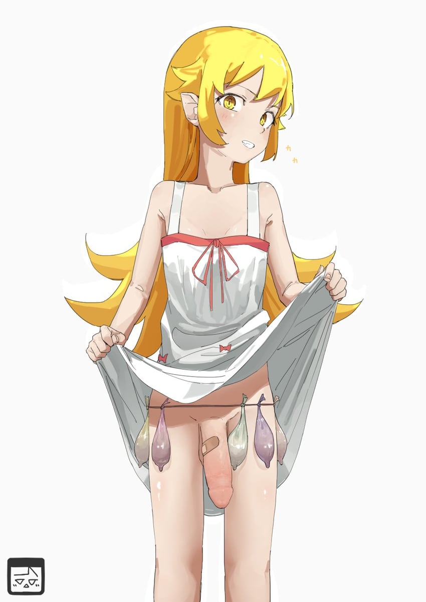 Shinobu Oshino hentai art (image 30)