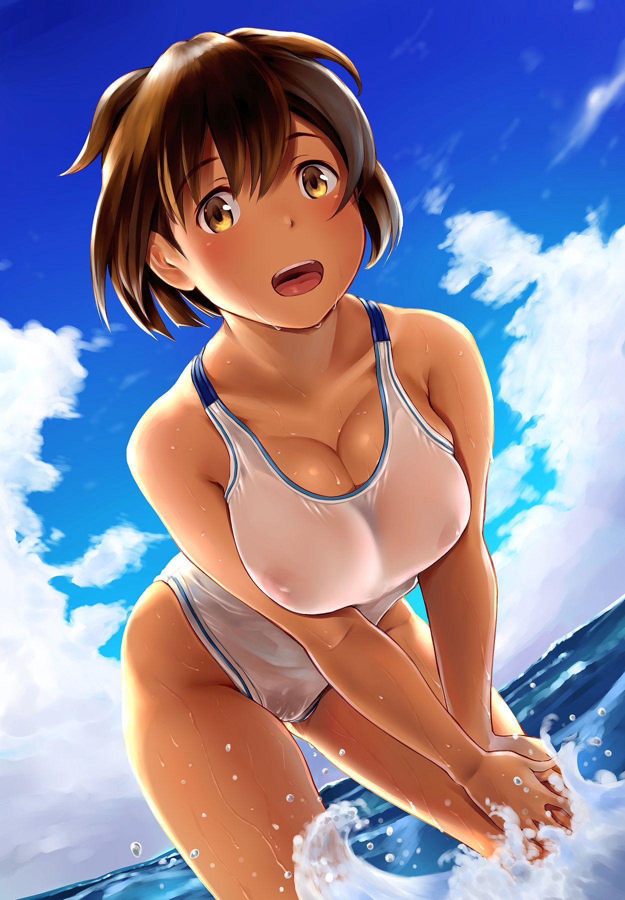 Swimsuit hentai art (image 8)