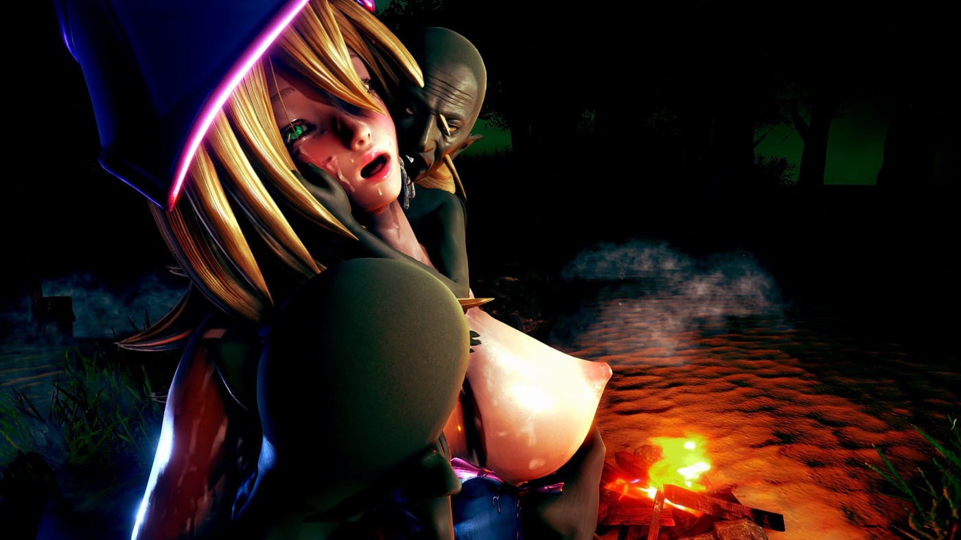 Dark magician girl from Yu-Gi-Oh hentai art (image 10)