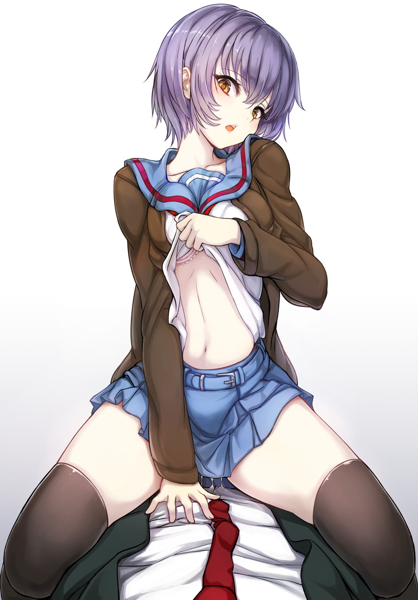 Yuki Nagato hentai art (image 15)
