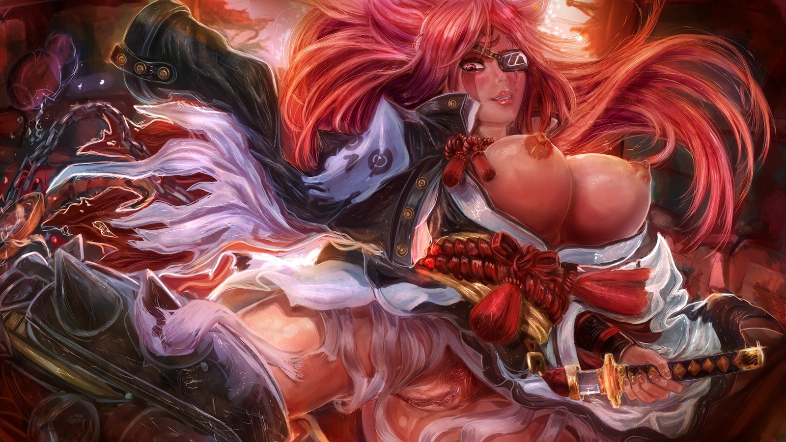 baiken hentai art (image 13 of 35)