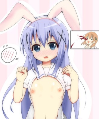 kafuu chino hentai art (image 86 of 92)