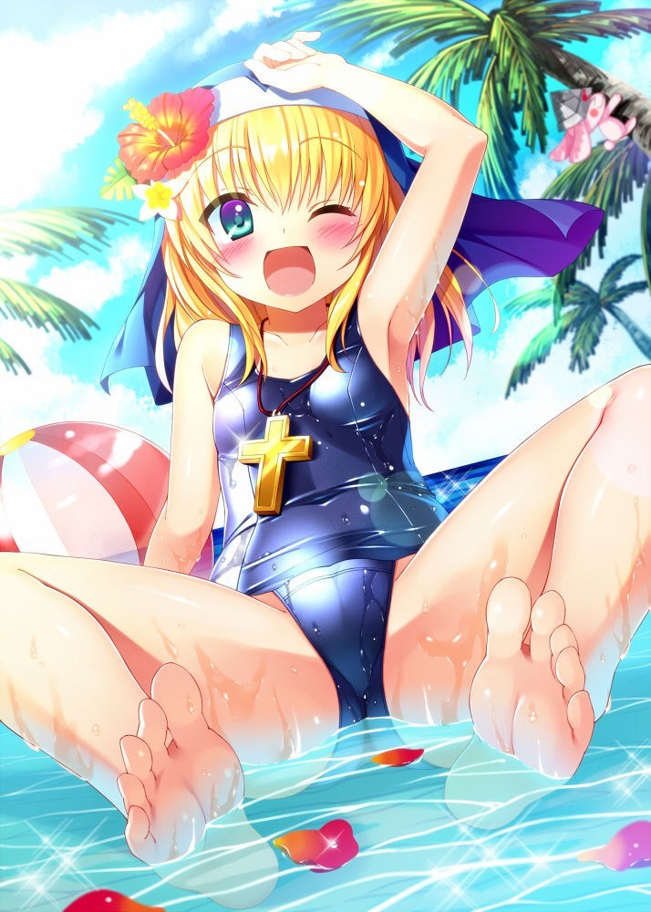 swimsuit moe hentai art (image 11 of 77)